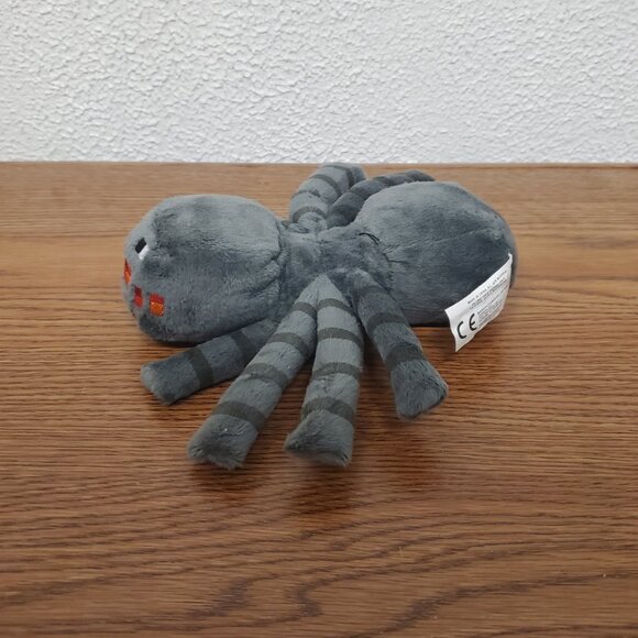 Plush Mojang Minecraft Spider 6" x 8" Stuffed Animal 2019 - Picture 4 of 6